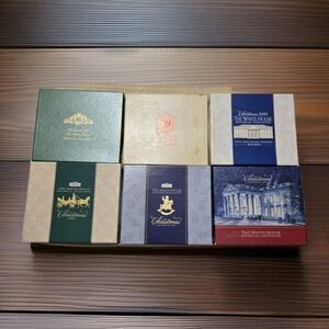 White House Historical Association Christmas Ornaments - LOT 6